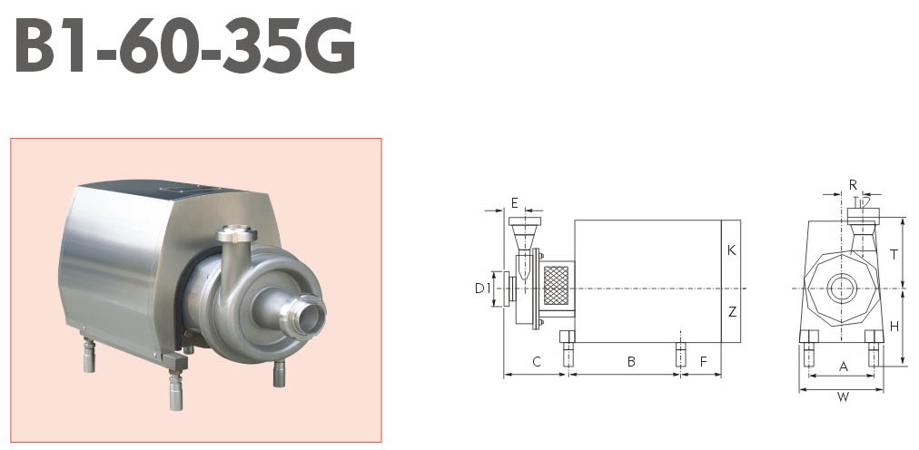 卫生离心泵B1-60-35G